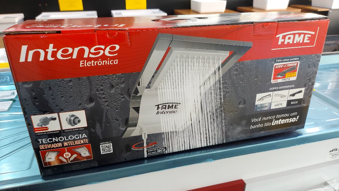 Ducha Chuveiro Fame Intense Eletrônico Krome 7800w x 220V