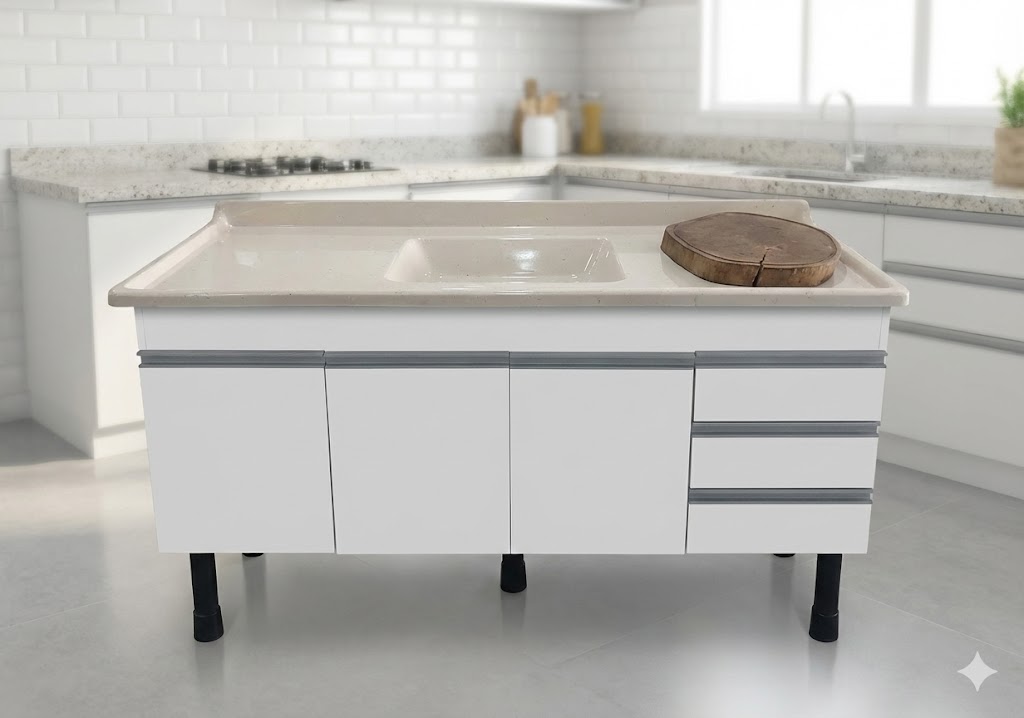 Gabinete de Cozinha Loreto Elite 1,50m
